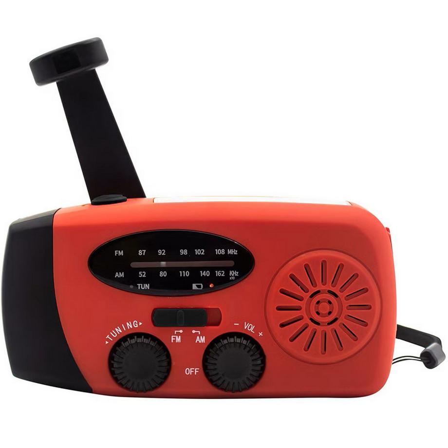 DENVER  Kurbelradio Solarzelle Lampe 