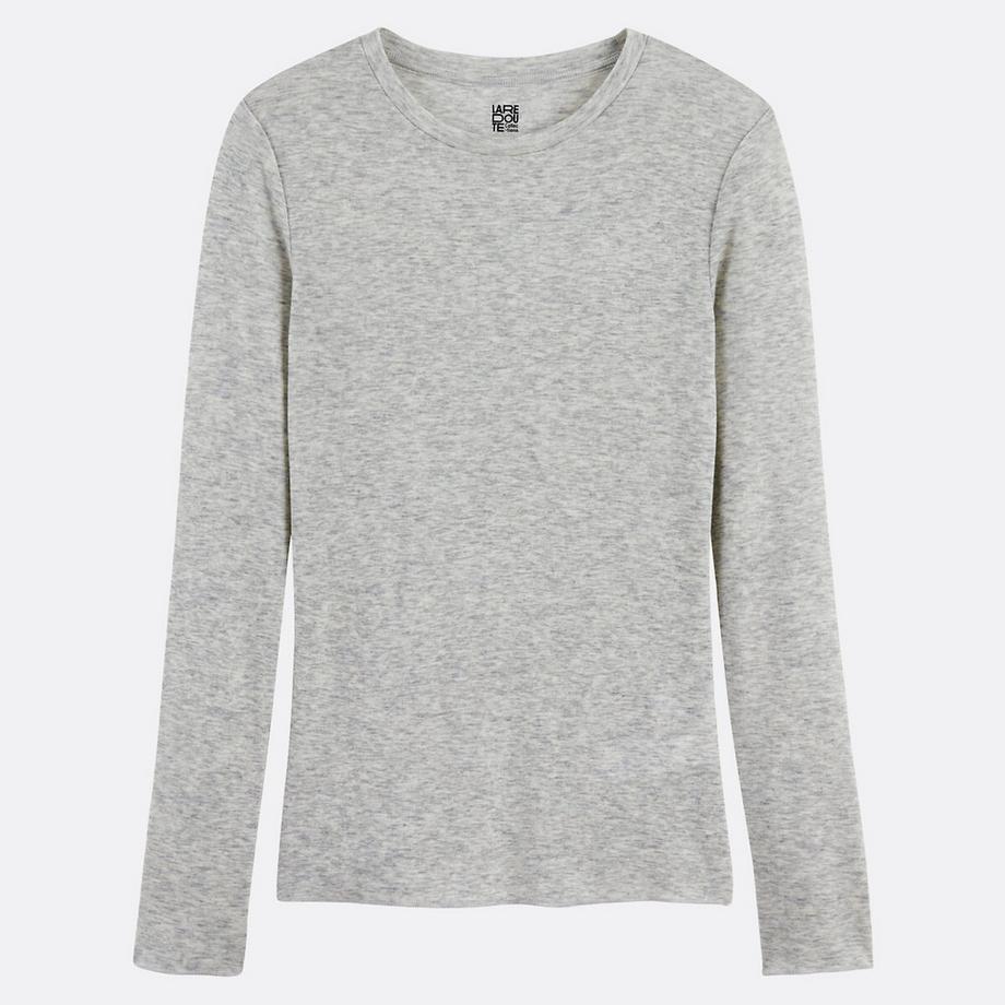 La Redoute Collections Maglietta Maniche Lunghe Girocollo  