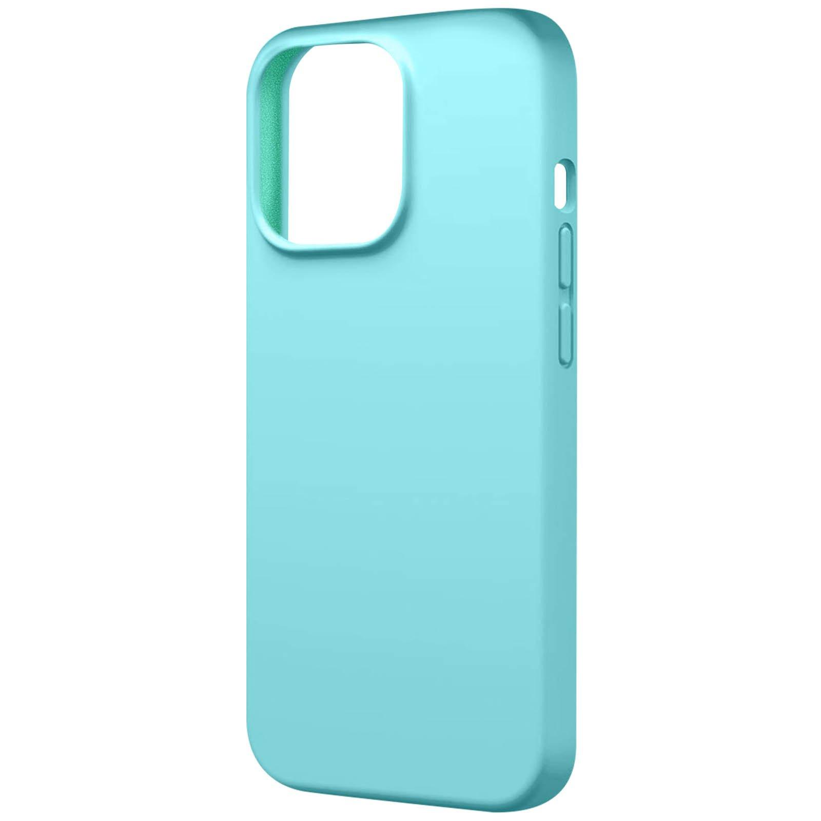 Avizar  Coque iPhone 15 Pro Max, Mat Turquoise 