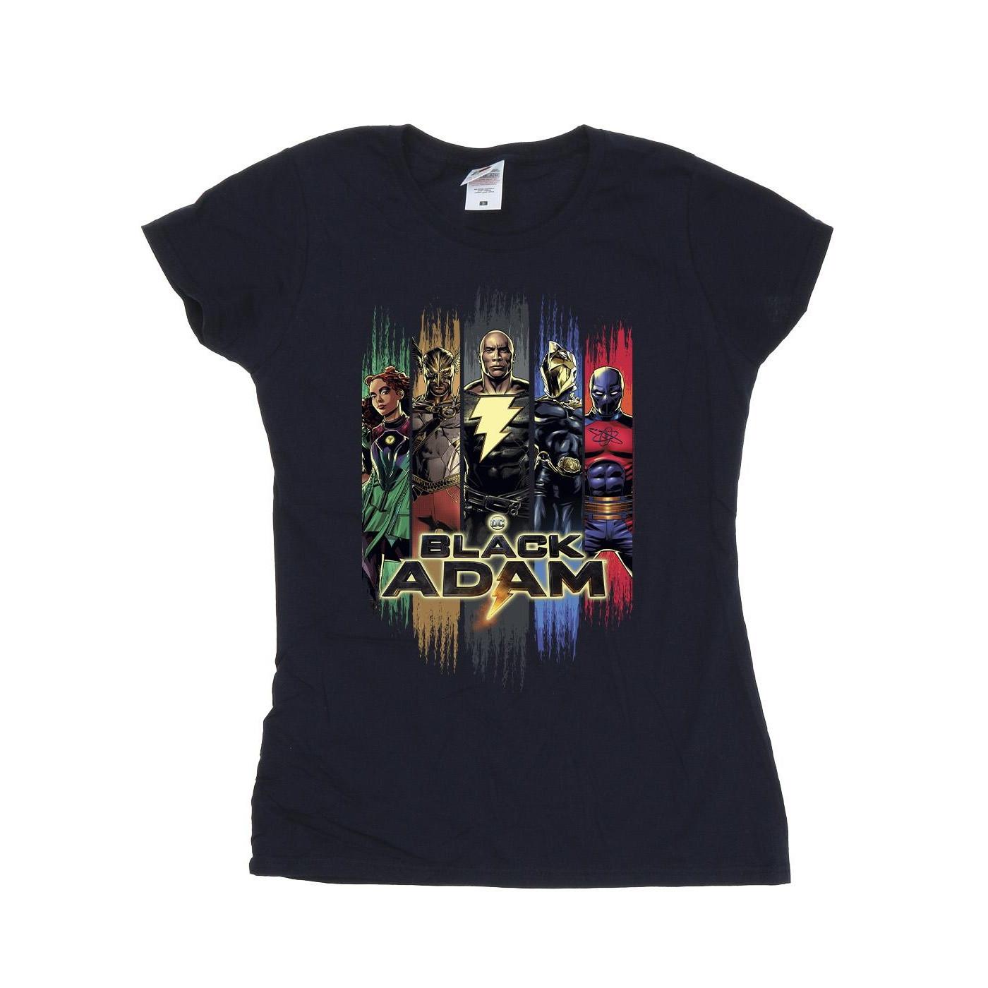 Image of Black Adam Jsa Complete Group Tshirt Damen Marine S