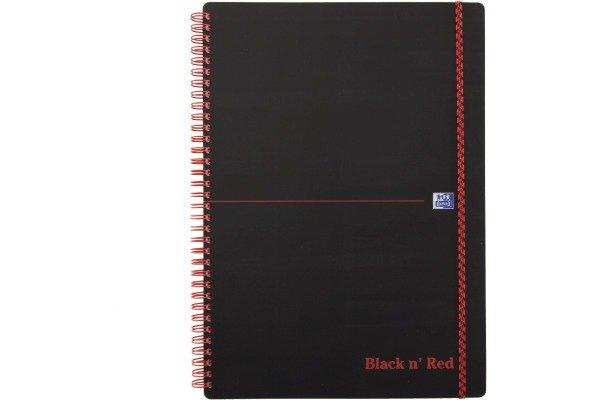 Oxford OXFORD Buch Black 'n Red A4 400047654 kariert, 90g 70 Blatt  