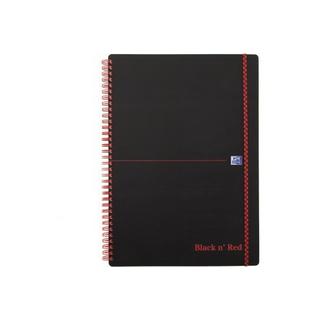 Oxford OXFORD Buch Black 'n Red A4 400047654 kariert, 90g 70 Blatt  