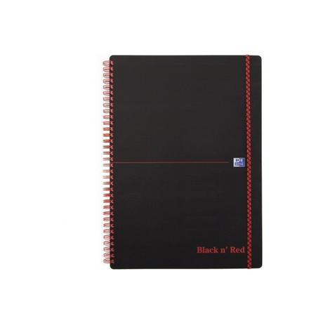 Oxford OXFORD Buch Black 'n Red A4 400047654 kariert, 90g 70 Blatt  