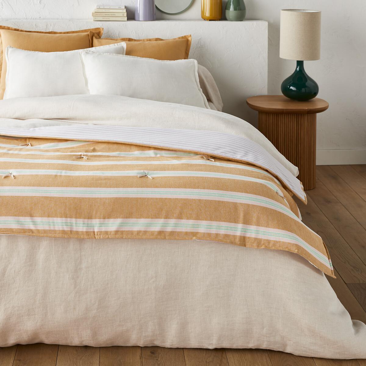 Image of Gestreifte Tagesdecke Vence Unisex Multicolor 90X190CM