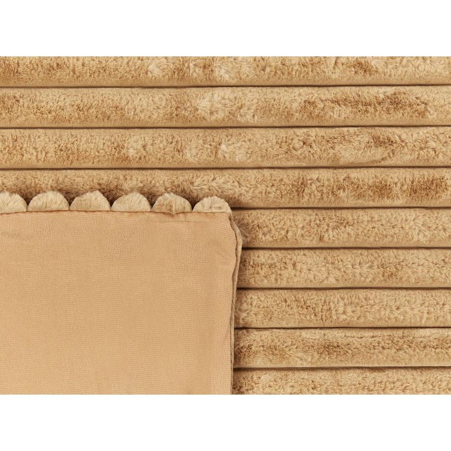 Beliani Couvre-lit en Fausse Fourrure Moderne RAKYA  