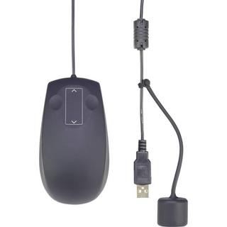 Conrad  RF-4676661 tastiera Mouse incluso USB QWERTZ Tedesco Nero 
