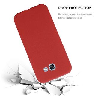 Cadorabo  Housse compatible avec Samsung Galaxy A3 2017 - Hard Case Coque de protection à l'aspect givré contre les rayures et les chocs 