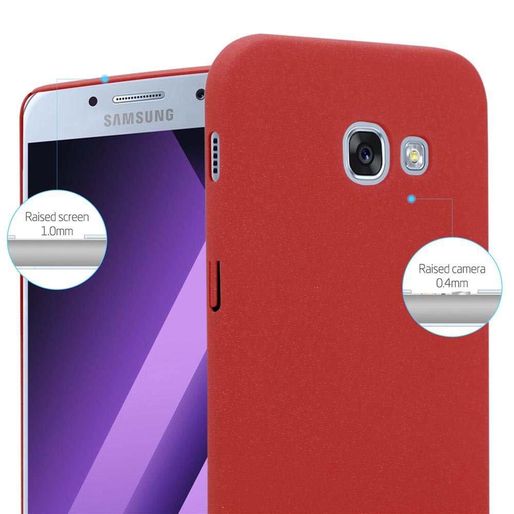 Cadorabo  Housse compatible avec Samsung Galaxy A3 2017 - Hard Case Coque de protection à l'aspect givré contre les rayures et les chocs 