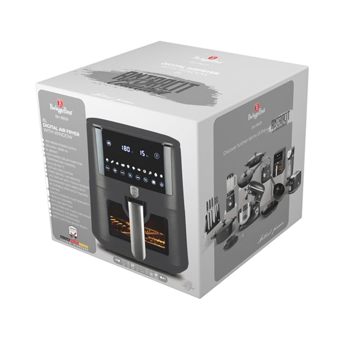 Berlinger Haus Heissluftfritteuse matt Anthracite Collection  