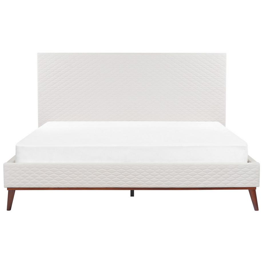 Beliani Letto en Velluto  BAYONNE  