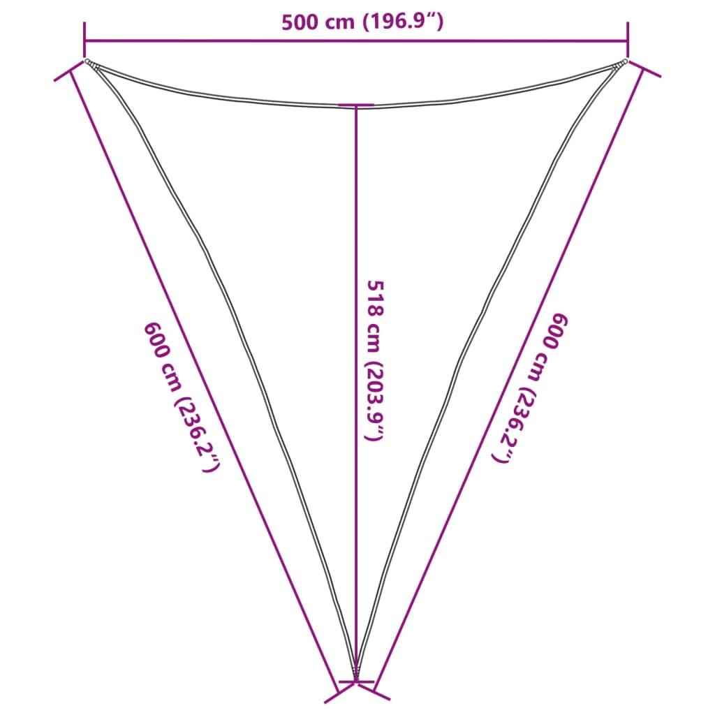 VidaXL Voile solaire  