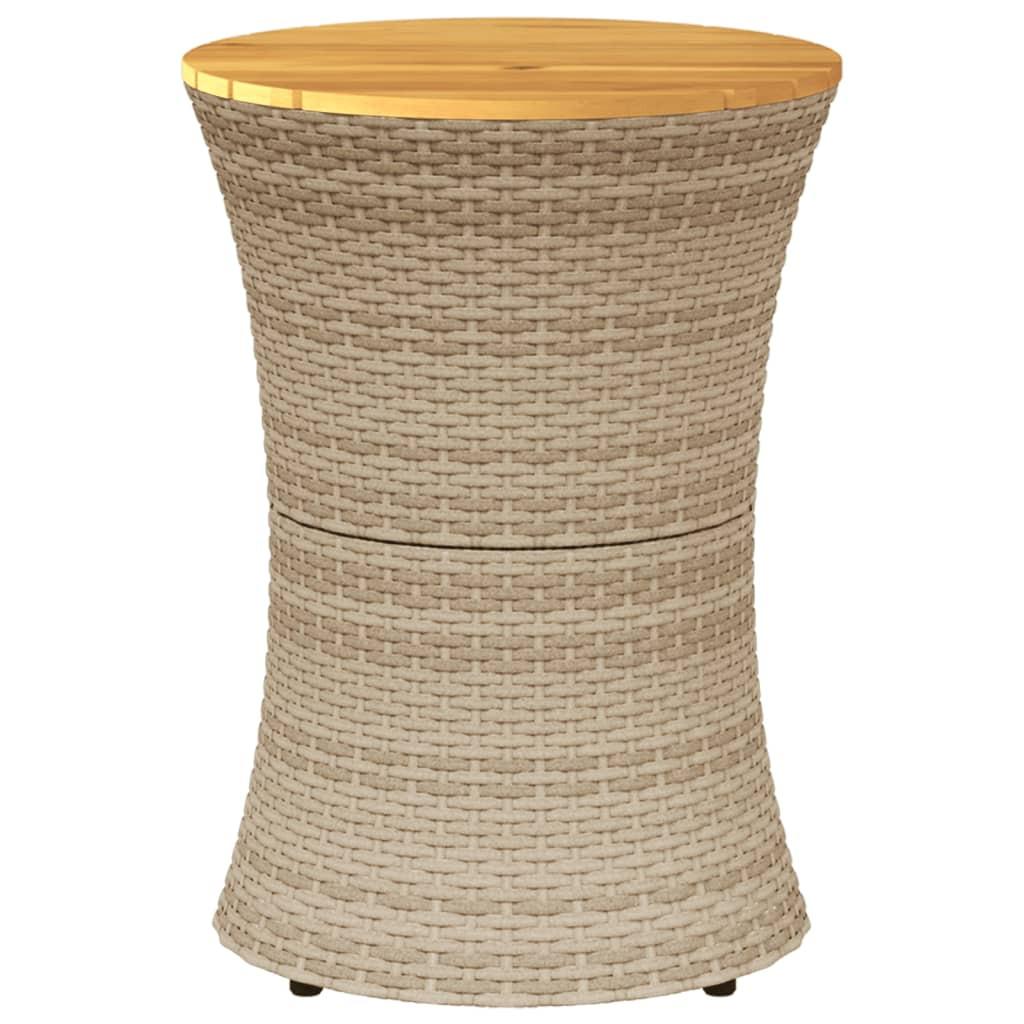 VidaXL Garten beistelltisch poly-rattan  