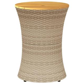 VidaXL Garten beistelltisch poly-rattan  