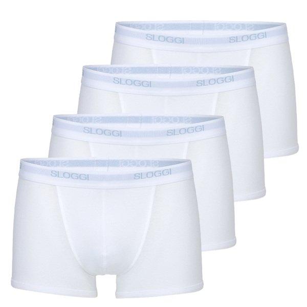 Image of 4er Pack Basic - Retro-short Pant Herren Weiss XXL
