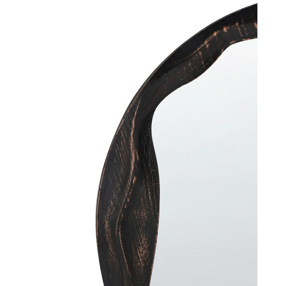 Beliani Wandspiegel aus Kiefernholz Retro LANGON  