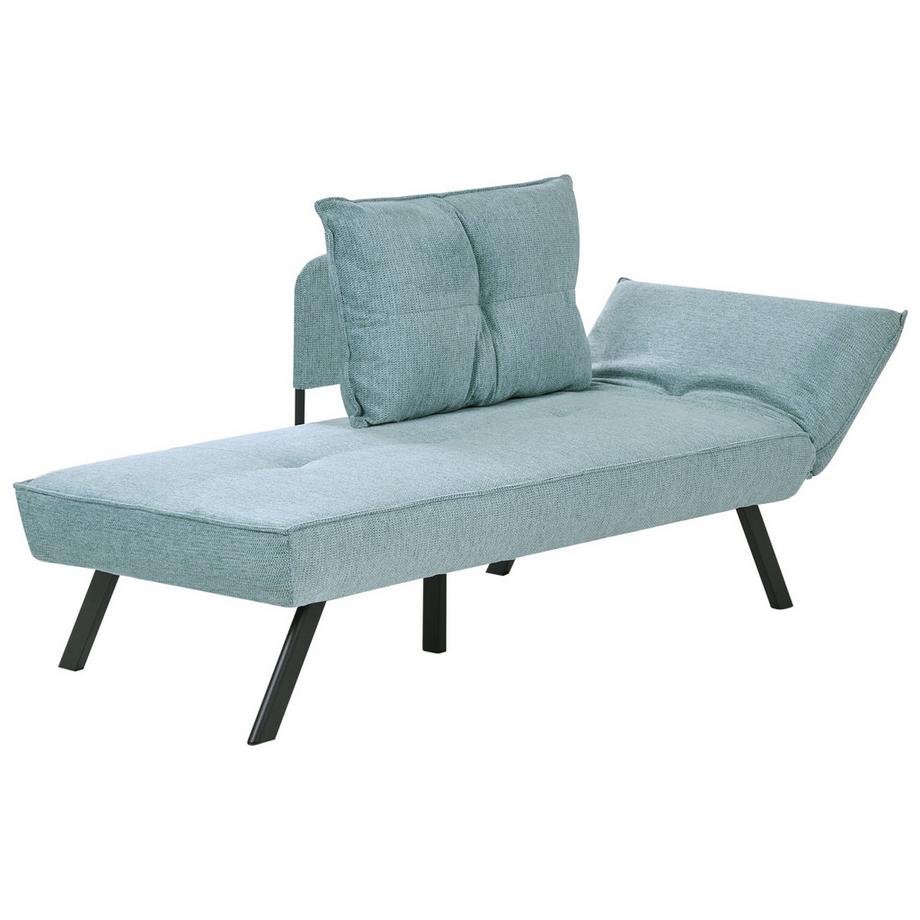 Beliani Rechtsseitige Chaiselounge aus Stoff Modern ROCAMADOUR  