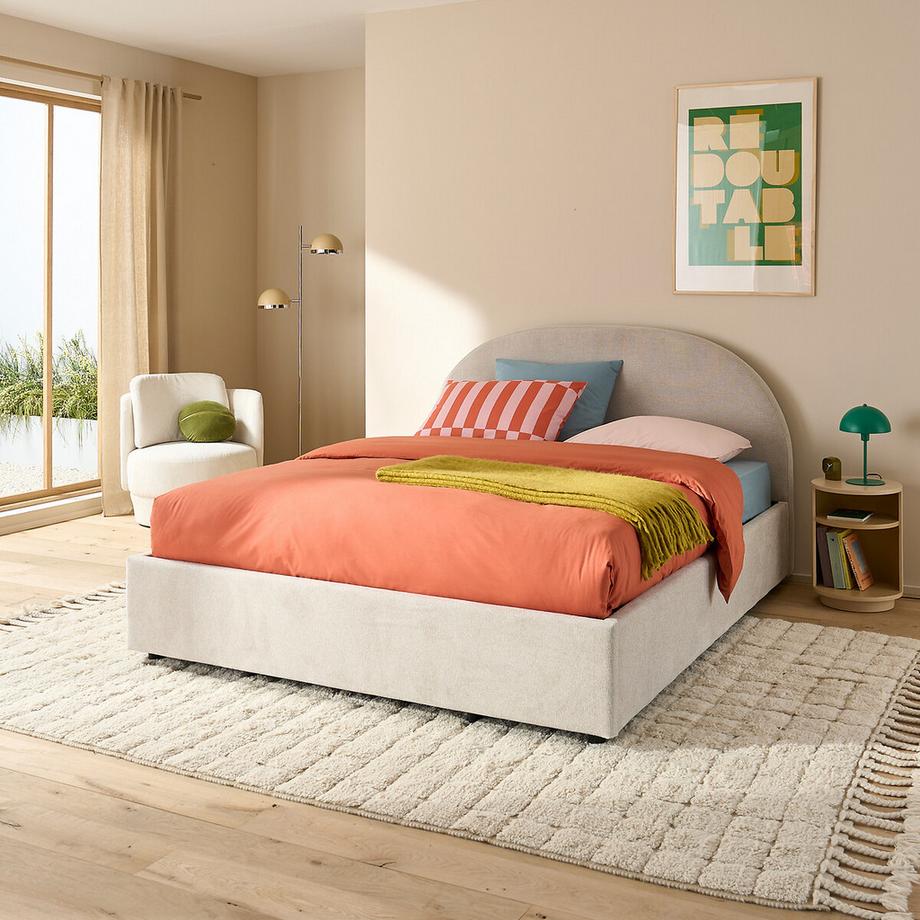 La Redoute Intérieurs Kastenbett Papilla mit hochklappbarem Lattenrost  