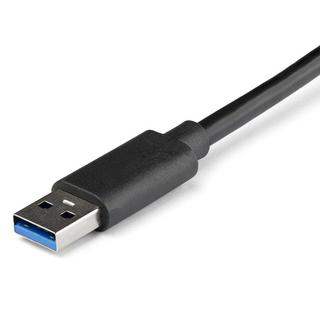 STARTECH.COM  USB 3.0 auf Dual Port Gigabit Ethernet Adapter mit USB Anschluss - 10/100/1000 Mbit/s - USB Gigabit LAN Netzwerkadapter/NIC Adapter - Schwarz 