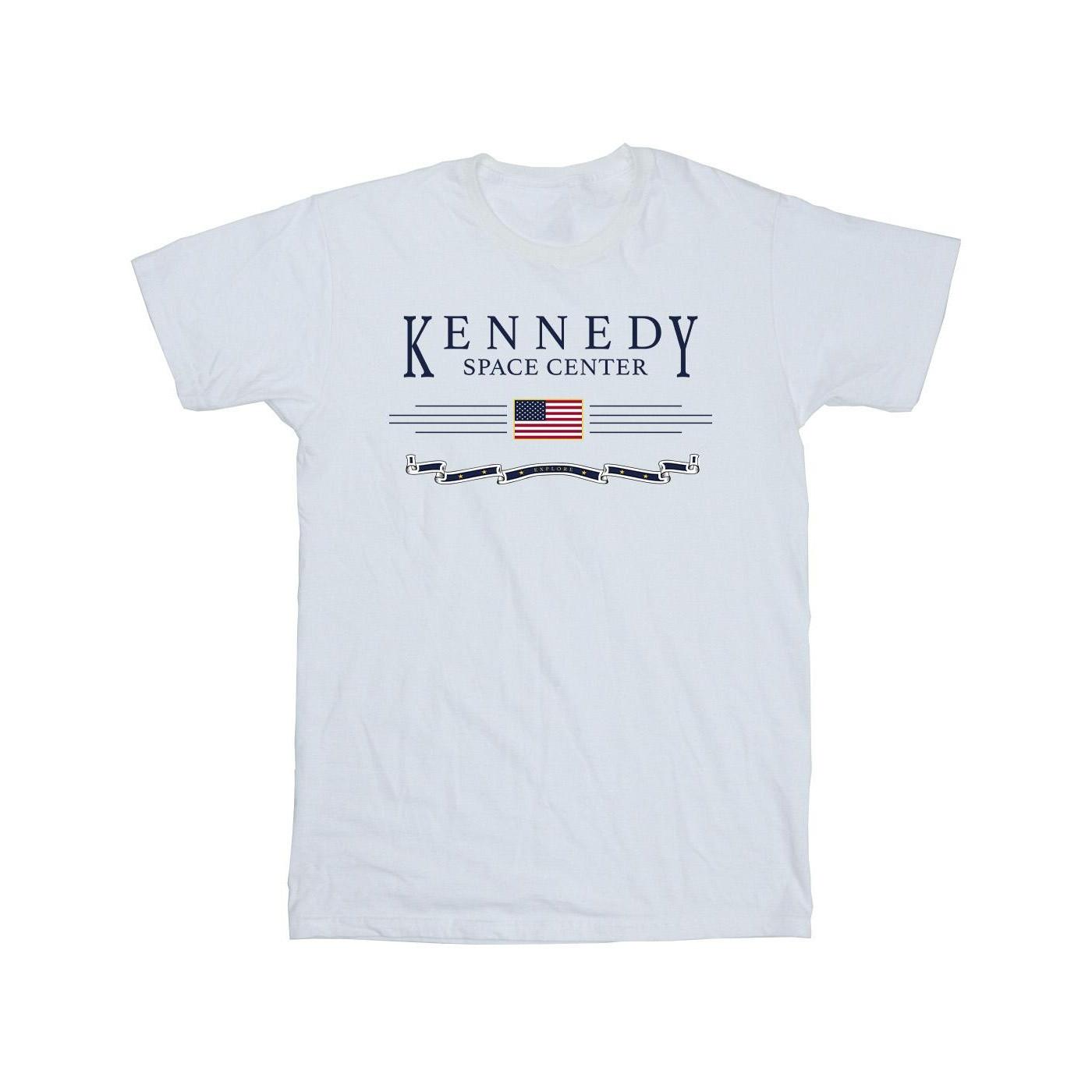 Image of Kennedy Space Centre Explore Tshirt Herren Weiss 3XL