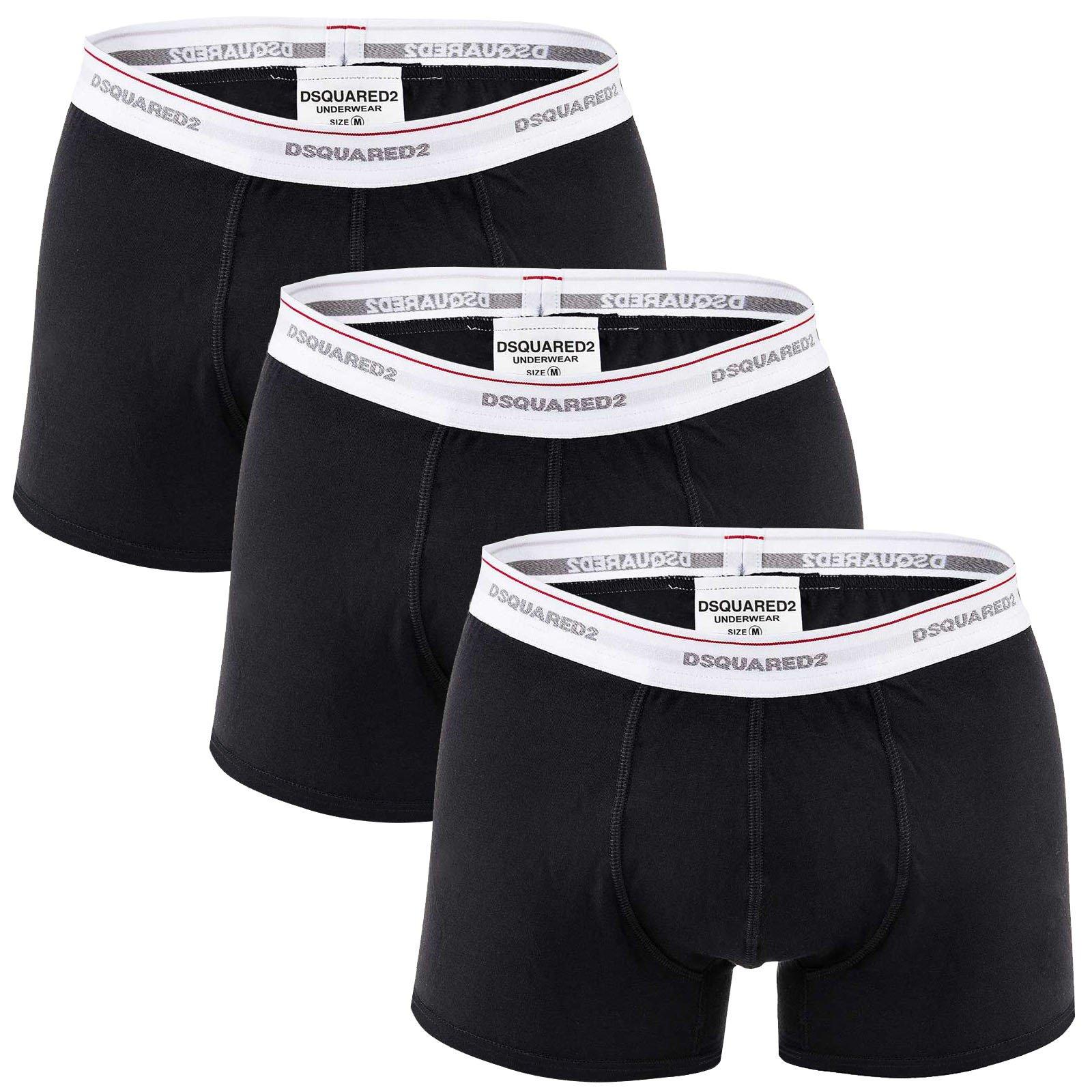 Image of Boxershort 3er Pack Bequem Sitzend Herren Schwarz L