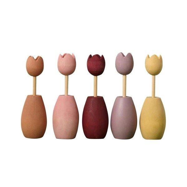 Image of Montessori Holzspielzeug Tulips Lernspielzeug