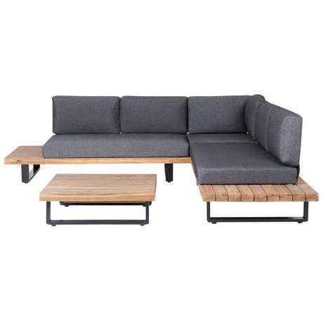 Beliani Lounge Set aus FSC® zertifiziertes Akazienholz Modern MYKONOS  