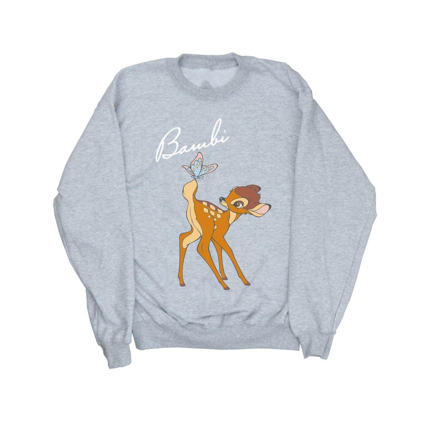 Image of Bambi Butterfly Tail Sweatshirt Unisex Grau 116