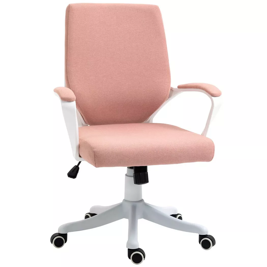 Northio – Schreibtischstuhl Ergonomischer Bürostuhl, Höhenverstellbar, Wippenfunktion, Dick Gepolsterte Rückenlehne, 360°-Drehräder, 62X70CM