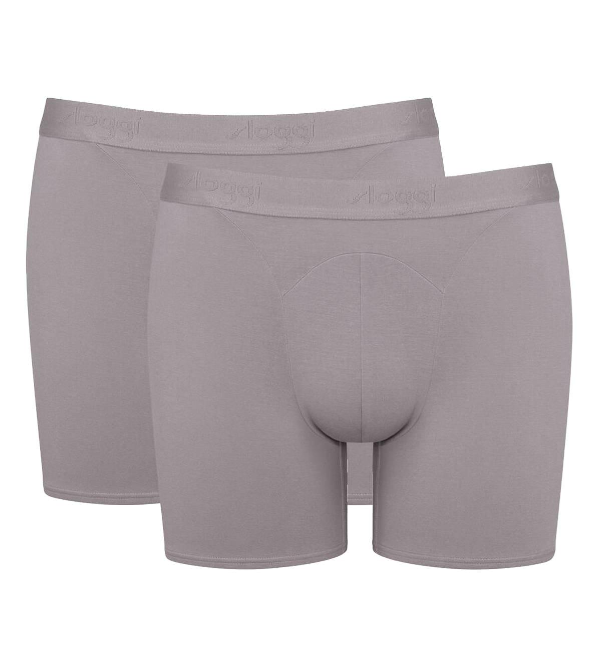 Image of Boxershort 2er Pack Figurbetont-ever Soft Short Herren Grau S