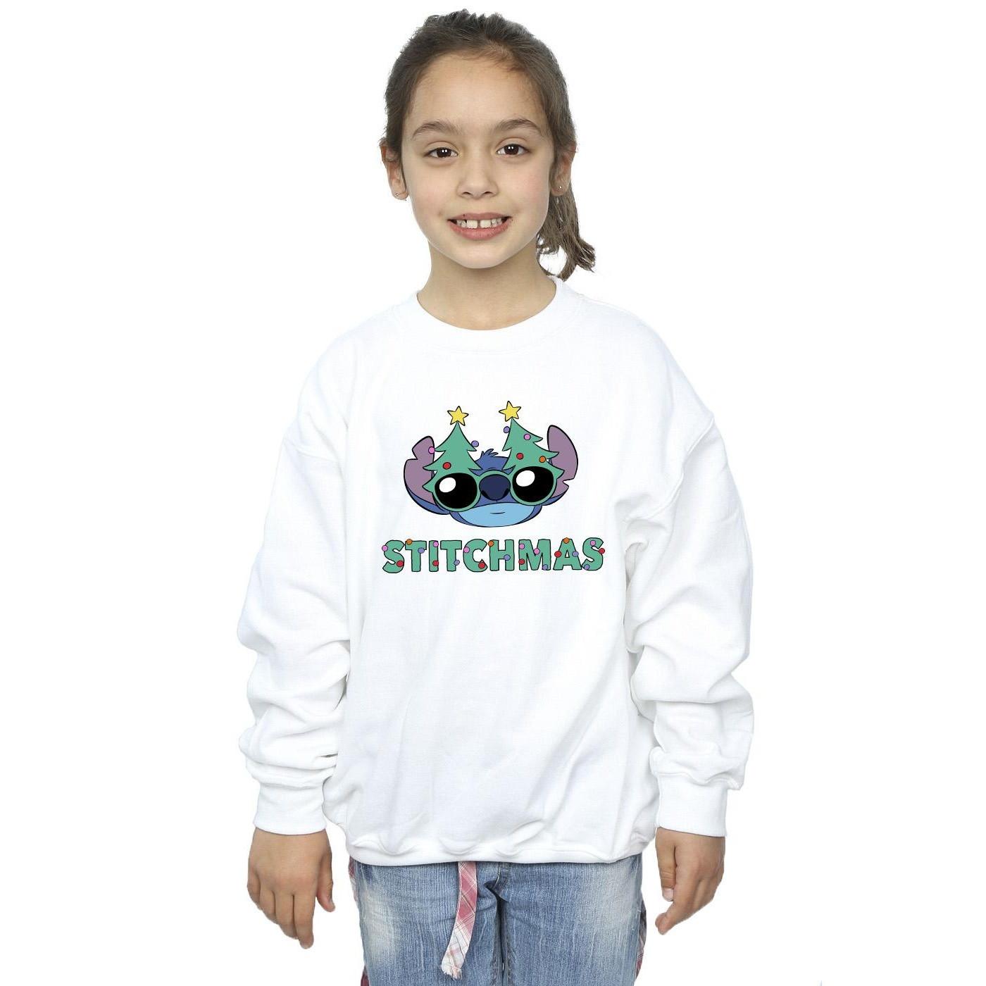Disney  Lilo & Stitch Stitchmas Glasses Sweatshirt 