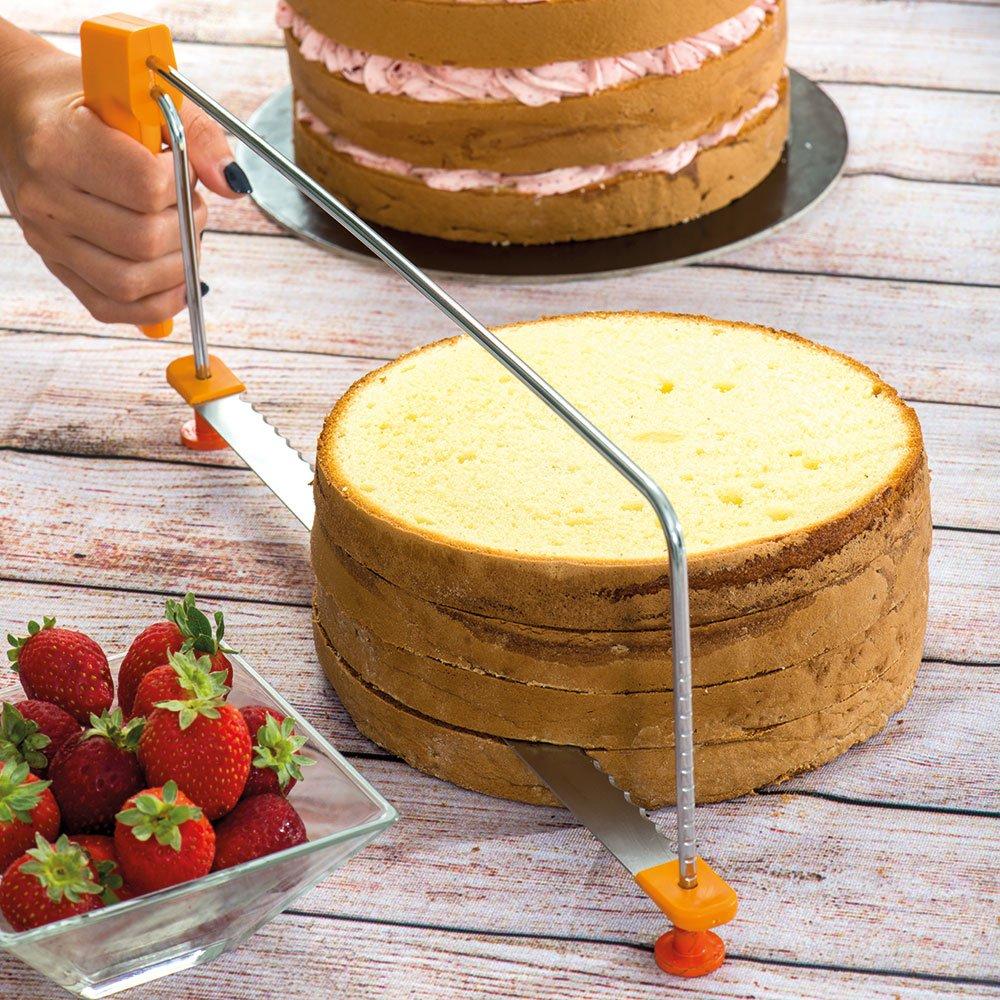 Decora Decora 9260288 couteau à tarte Acier inoxydable Fil à couper les gâteaux  