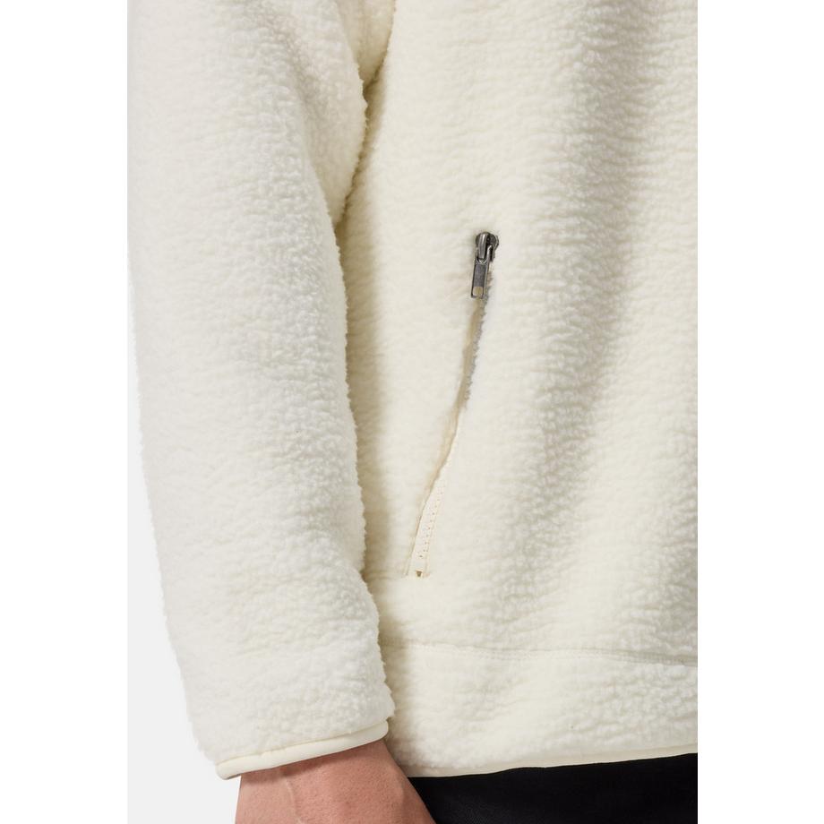CASH-MERE.CH Retro Fleece Jacke Recyceltes Polyester  