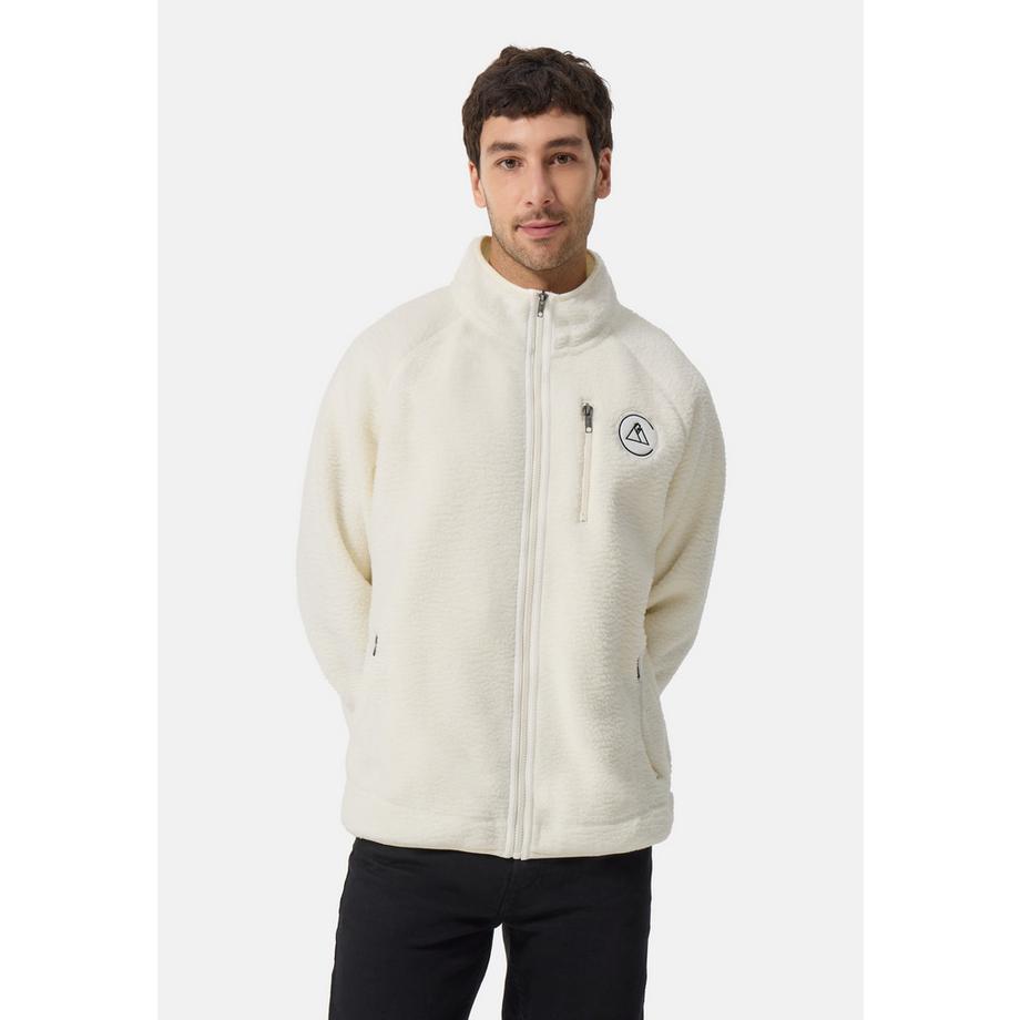 CASH-MERE.CH Retro Fleece Jacke Recyceltes Polyester  