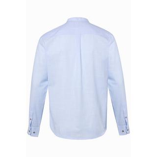 JP1880  Camicia in tradizionale stile Tracht con maniche lunghe, collo alla coreana e vestibilità moderna, fino alla tg. 8XL 