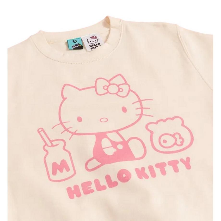 Hello Kitty Hello Kitty Grafik Print Sweatshirt  