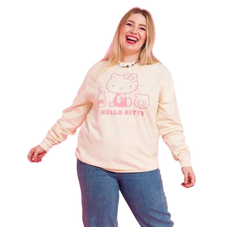 Hello Kitty Hello Kitty Grafik Print Sweatshirt  