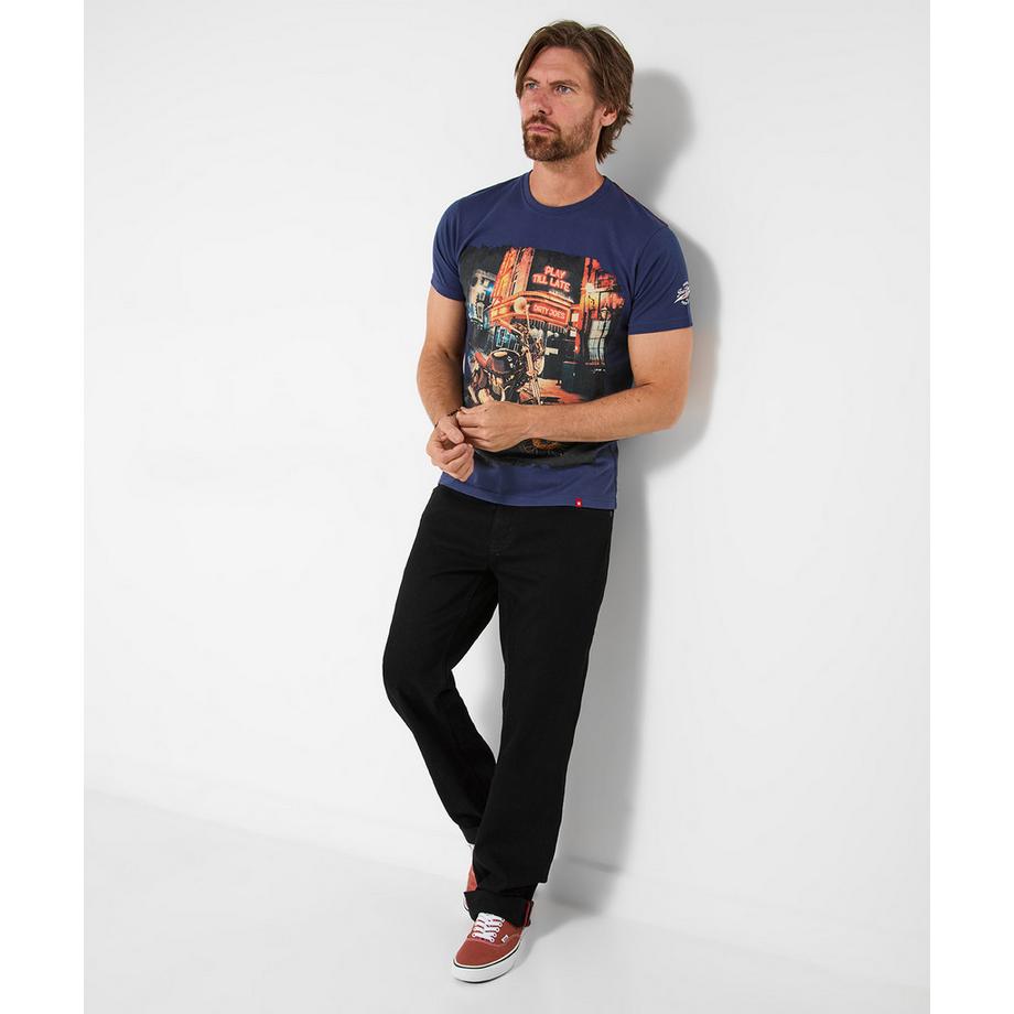 Joe Browns T-shirt Motard Manches Courtes Col Rond  