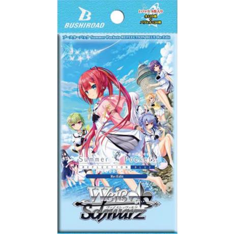 Bushiroad  Summer Pockets REFLECTION BLUE Re: Edit Booster Pack - Weiss Schwarz TCG - JP 