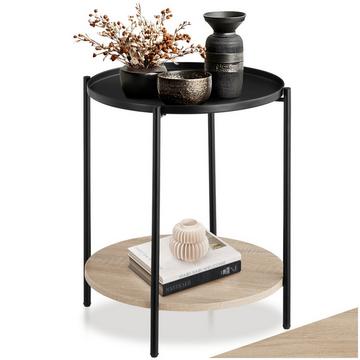 Beistelltisch Sunderland Industrial Style Holz und Stahl