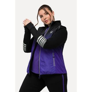 Ulla Popken  2-in-1-Funktionsjacke, Ärmel abnehmbar, Weste, Reflektor 