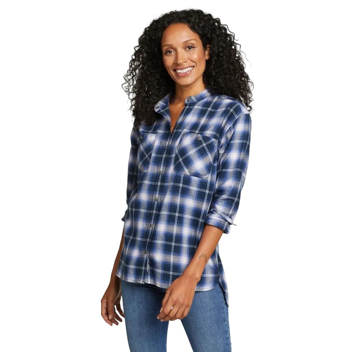 Image of Fremont Tunika Ohne Kragen Damen Kornblumenblau S