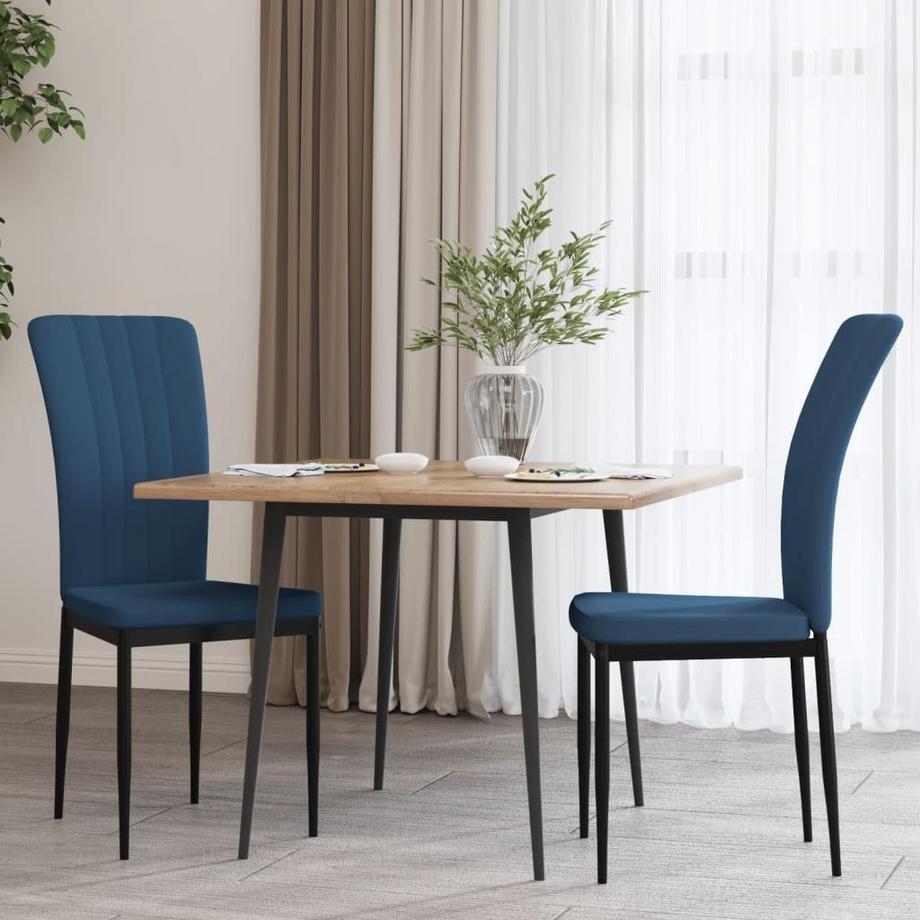VidaXL Chaise de salle à manger velours  