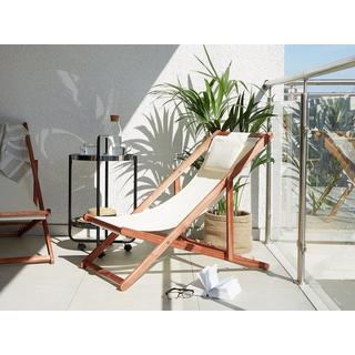 Beliani Sedia a sdraio pieghevole en Tessuto Classico AVELLINO  