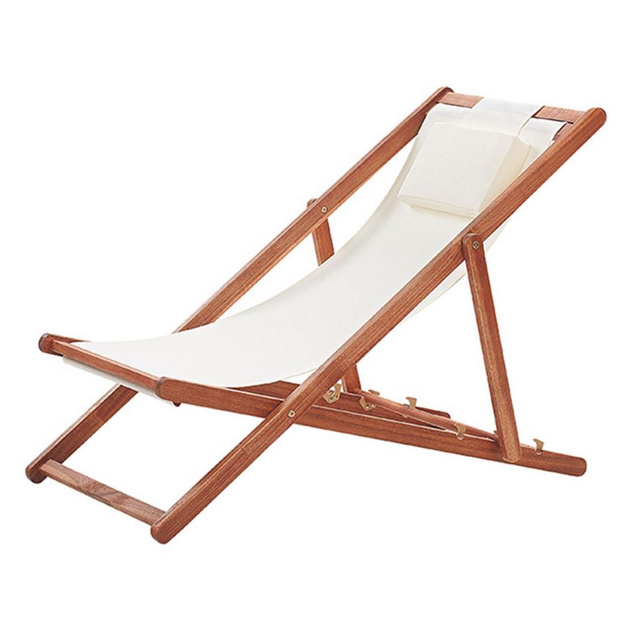 Beliani Sedia a sdraio pieghevole en Tessuto Classico AVELLINO  