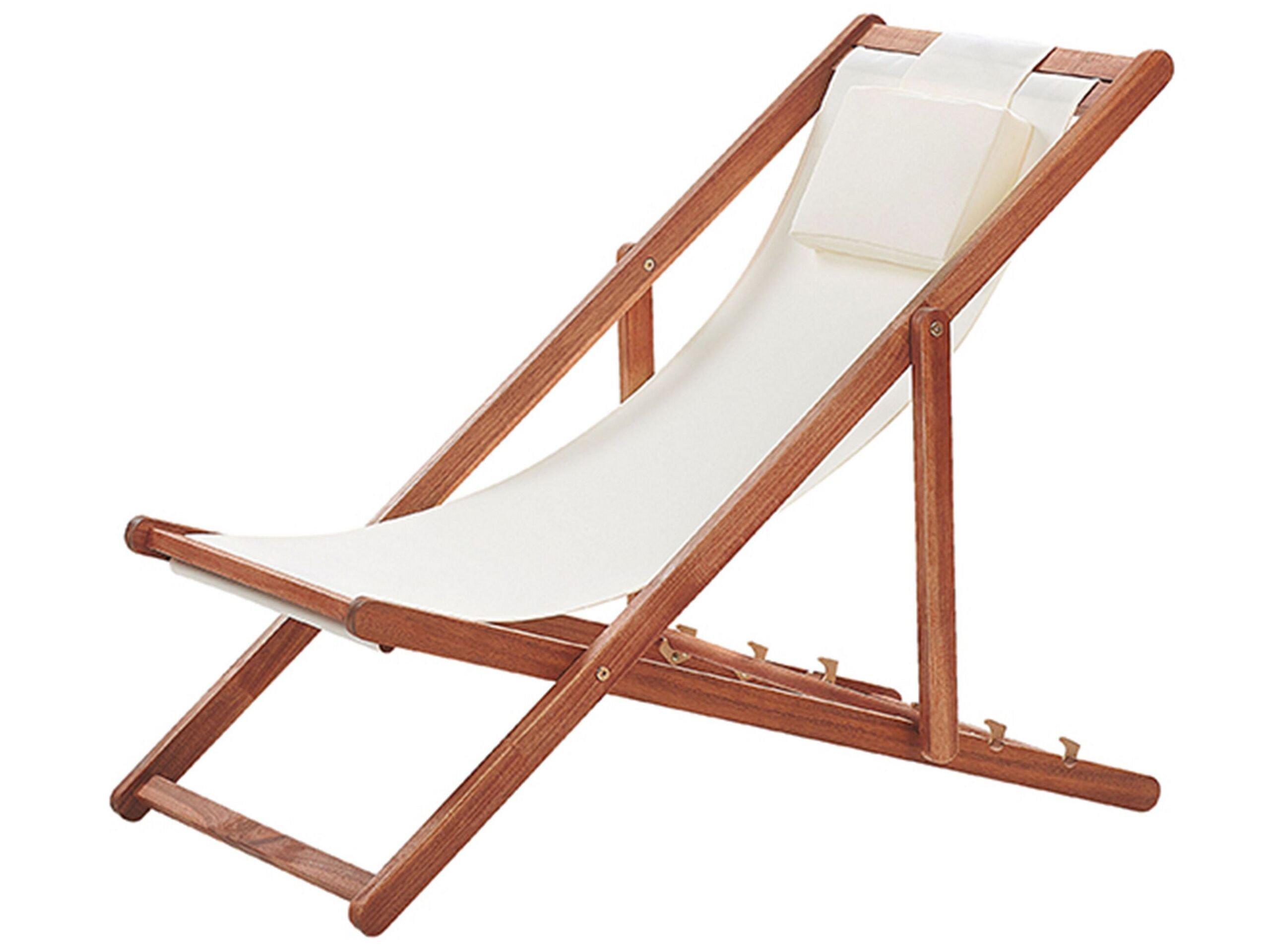 Beliani Sedia a sdraio pieghevole en Tessuto Classico AVELLINO  