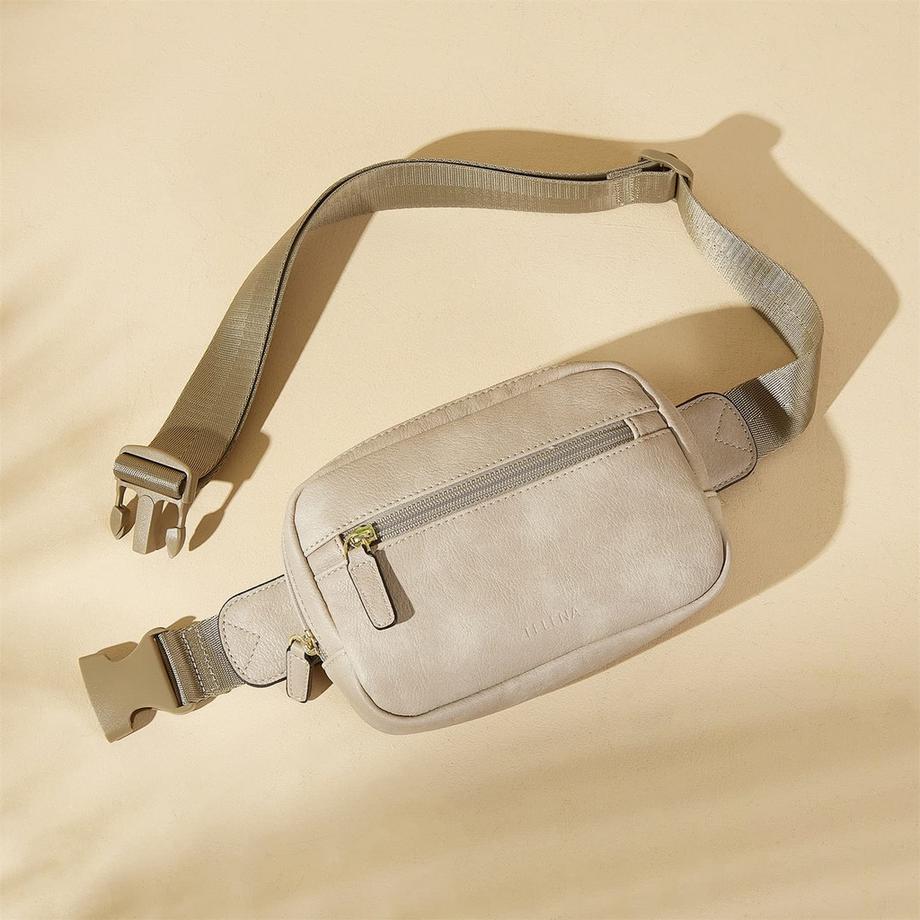 Only-bags.store Sac Ceinture Crossbody en Cuir PU  