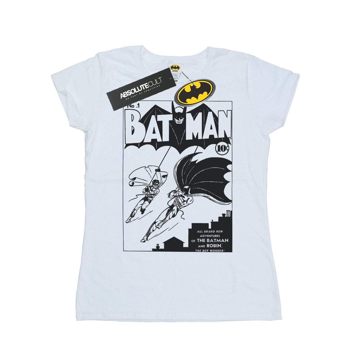 Image of Batman No. 1 Mono Tshirt Damen Weiss XL