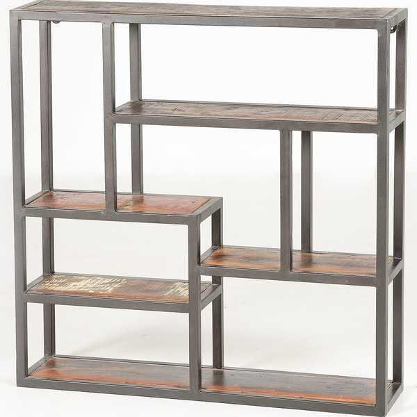 Image of Wandregal Holz recycelt 80x80 Wandregal Holz recycelt 80x80