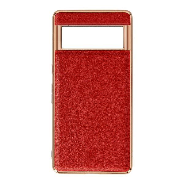 Avizar  Coque Cuir Google Pixel 7 Pro Rouge 