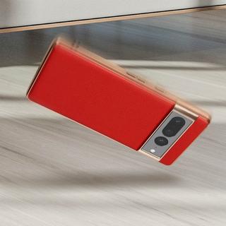 Avizar  Coque Cuir Google Pixel 7 Pro Rouge 